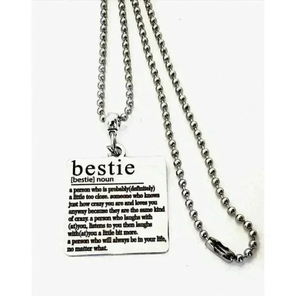 Undefined Accessories - Bestie bff definition love Necklace